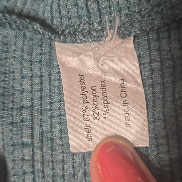 Women's Size Med, Astrologie, Teal Colored, Open Front, Long Sleeved, Ca… - Picture 6 of 8